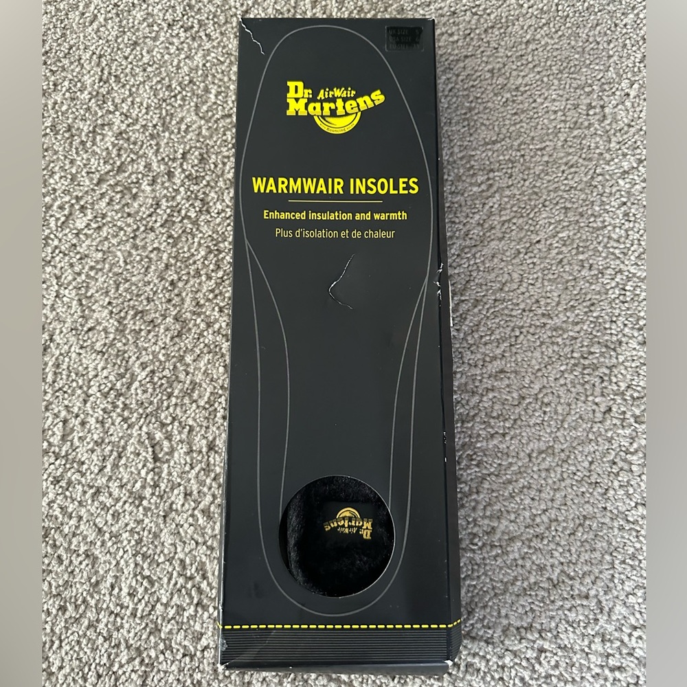 Dr. Martens WarmWair Insoles Black‎ Women's US Size 6